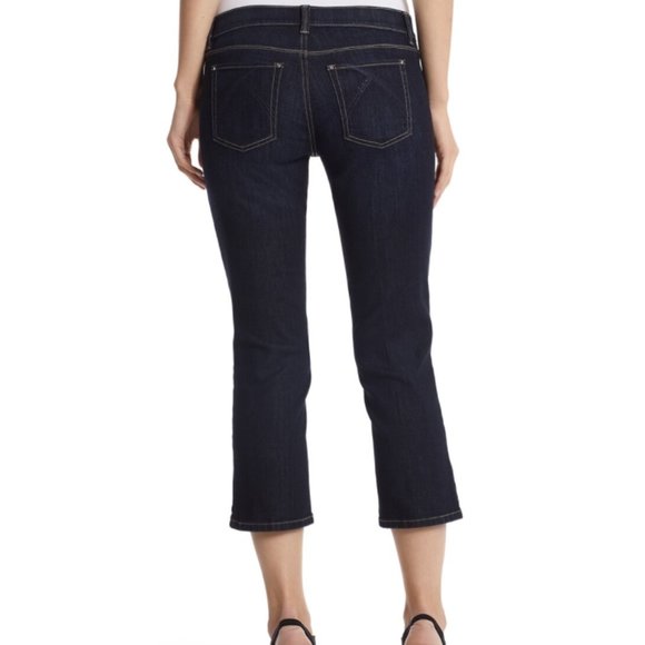 White House Black Market Noir Crop Leg Jeans - Picture 4 of 12